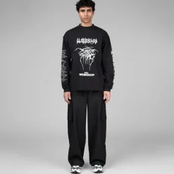 T-Shirts*032c 'Armour' Longsleeve Faded Black