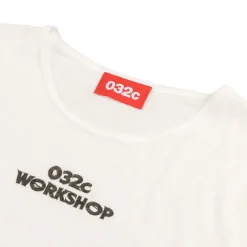 T-Shirts*032c 'Black Sun' Fine Rib Longsleeve Soft White
