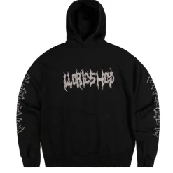 Hoodies*032c 'Faithless' Oversized Hoodie Faded Black