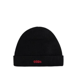 Beanies*032c Logo Cashmere Blend Beanie Black