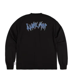 T-Shirts*032c ''Office Fruit'' Oversized Longsleeve Washed Black