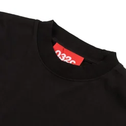 T-Shirts*032c ''Office Fruit'' Oversized Longsleeve Washed Black