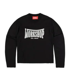 T-Shirts*032c ''Victor'' Tight Longsleeve Faded Black