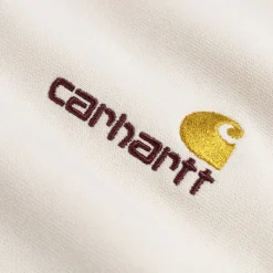 Crewnecks*Carhartt WIP American Script Half Zip Natural