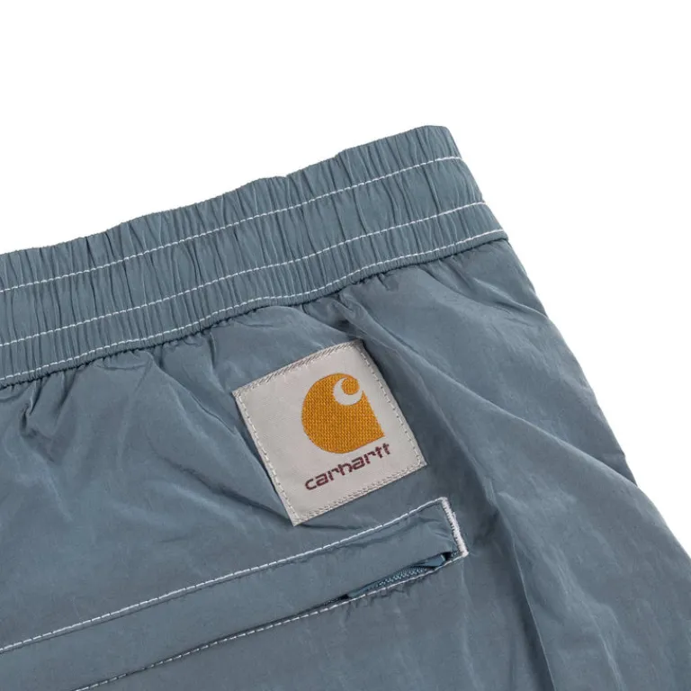 Shorts*Carhartt WIP Canby Swim Trunks Clay Blue / White