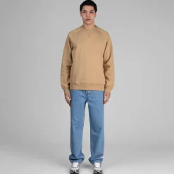 Crewnecks*Carhartt WIP Chase Sweatshirt Dusty Hamilton Brown / Gold