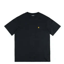 T-Shirts*Carhartt WIP Chase T-Shirt Dark Navy / Gold