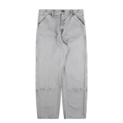 Hosen*Carhartt WIP Double Knee Pant Black Chalk Wash