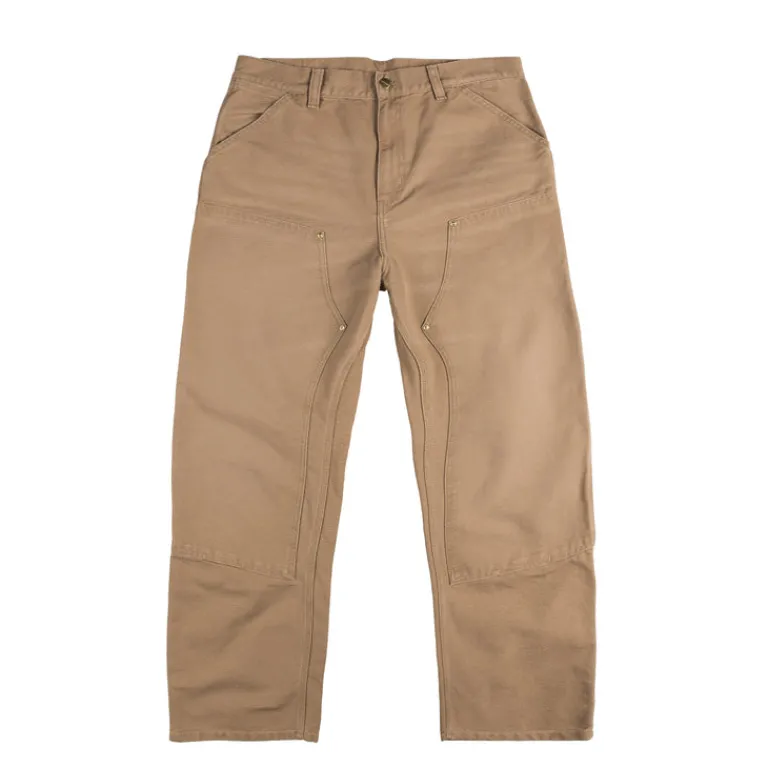 Hosen*Carhartt WIP Double Knee Pant Peanut Aged Canvas