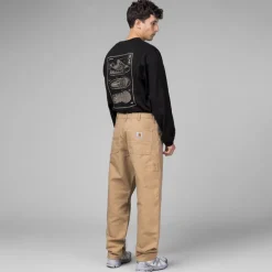 Hosen*Carhartt WIP Double Knee Pant Dusty HamiltonBrown