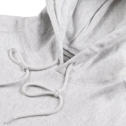 Hoodies*Carhartt WIP Hooded Label Script Sweat Ash Heather