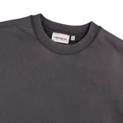 Crewnecks*Carhartt WIP Hudson Sweat Black Chalk Wash