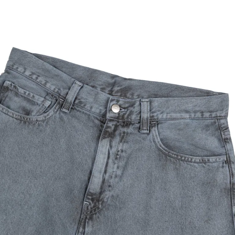 Hosen*Carhartt WIP Landon Pant Black / Blue Fog Garment Dyed