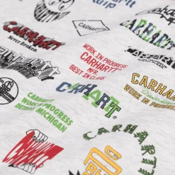 T-Shirts*Carhartt WIP Logo T-Shirt Ash Heather