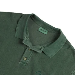 T-Shirts*Carhartt WIP Morrison Rugby Longsleeve Shirt Conifer Pigment Garment Dyed