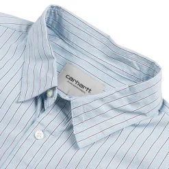 Hemden*Carhartt WIP Notus Shirt Bova Stripe / Bluebird