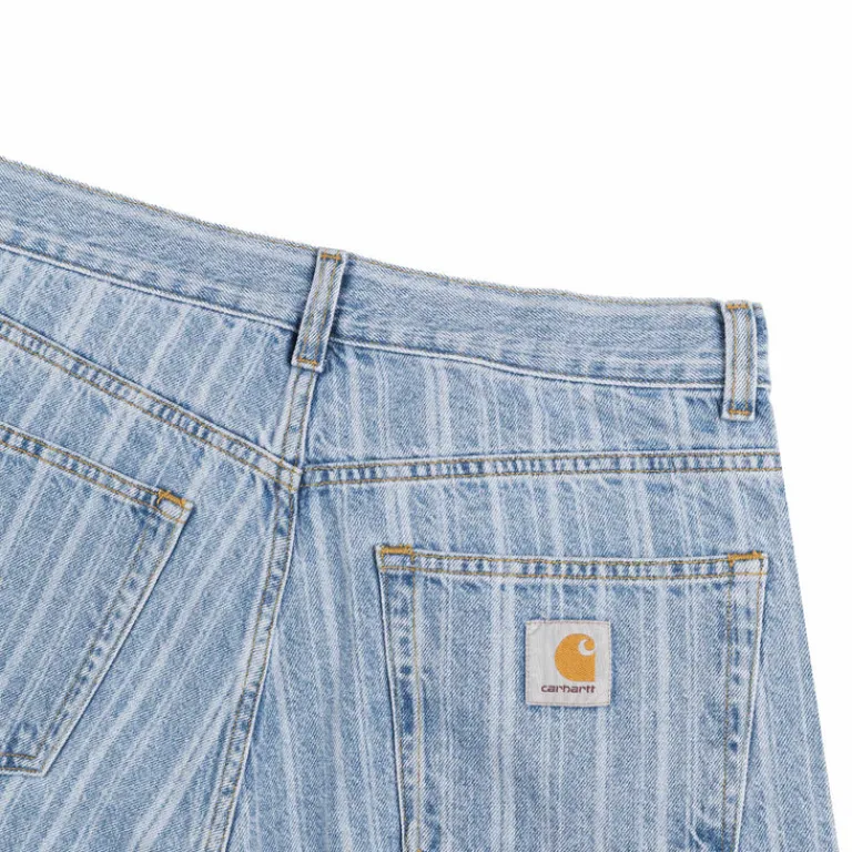 Shorts*Carhartt WIP Rylan Short 'Hampton' Denim Rylan Stripe / Blue