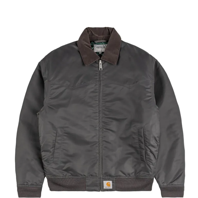 Jacken*Carhartt WIP Santa Fe Alumni Jacket Graphite / Dark Fir