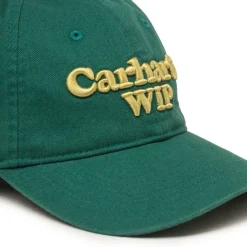Caps & Bucket Hats*Carhartt WIP Script Cap Rainforest / Air Yellow
