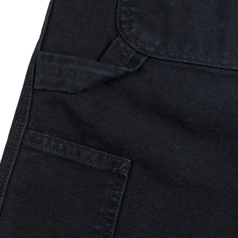 Hosen*Carhartt WIP Single Knee Pant Black Stone Canvas