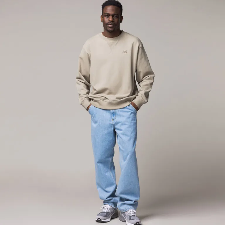 Hosen*Carhartt WIP Single Knee Pant Blue Heavy Stone Bleached