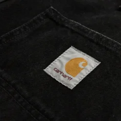 Hosen*Carhartt WIP Single Knee Pant Stone Washed Black