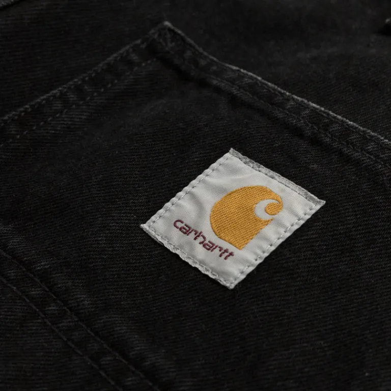 Hosen*Carhartt WIP Single Knee Pant Stone Washed Black