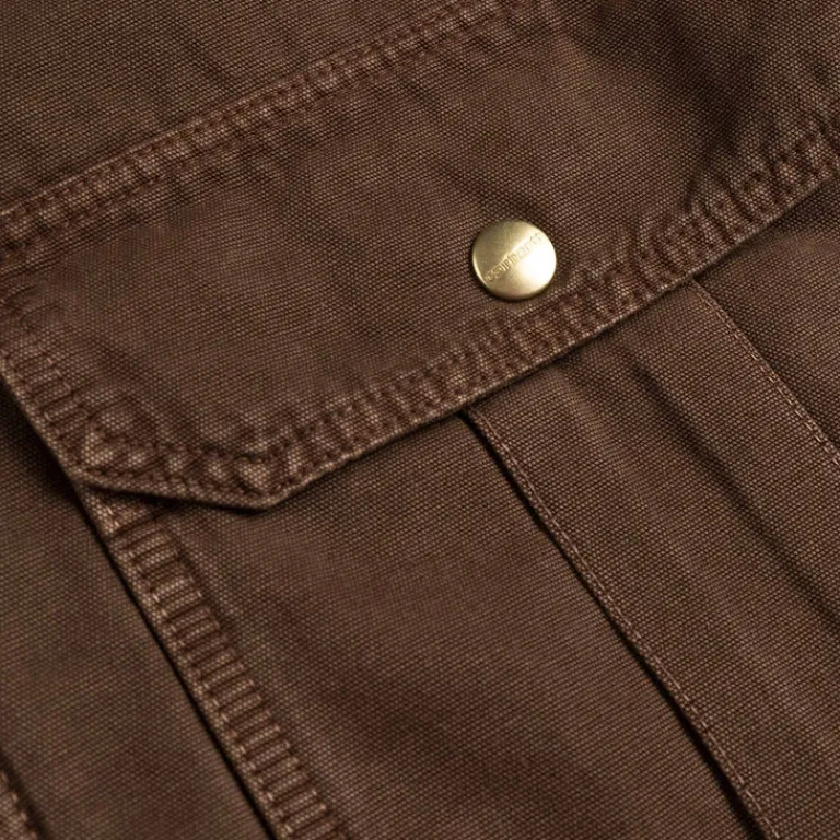 Jacken*Carhartt WIP Stanton Jacket Chocolate / Chocolate Stone Dyed
