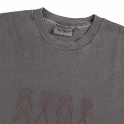 T-Shirts*Carhartt WIP Terrestrial T-Shirt Black / Arbusta Pigment Garment Dyed