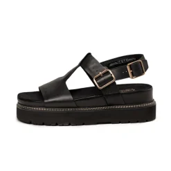 Plateau Sneaker|Leder Sneaker*Clarks Orianna Sky Black Leather