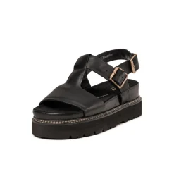 Plateau Sneaker|Leder Sneaker*Clarks Orianna Sky Black Leather