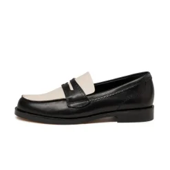 Leder Sneaker|Loafer*Clarks Straven Edge Black Combi Leather
