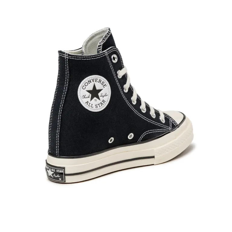 Leder Sneaker|High-Top Sneaker*Converse Chuck Taylor All Star '70 Wedge Hi Black / Egret / White
