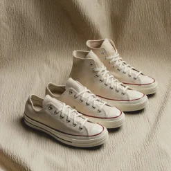 Leder Sneaker|High-Top Sneaker*Converse Chuck Taylor All Star '70 Hi Parchment / Garnet / Egret