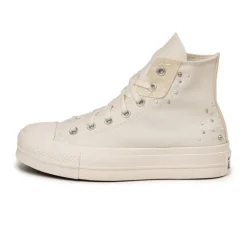 Vegane Sneaker|Plateau Sneaker*Converse Chuck Taylor All Star Lift Hi Egret / Egret / Black