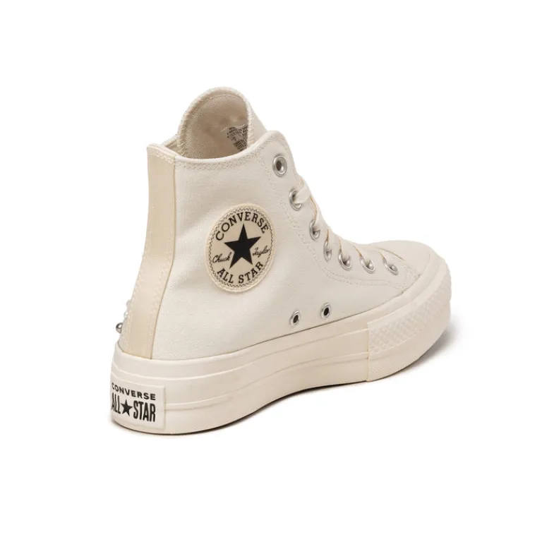 Vegane Sneaker|Plateau Sneaker*Converse Chuck Taylor All Star Lift Hi Egret / Egret / Black