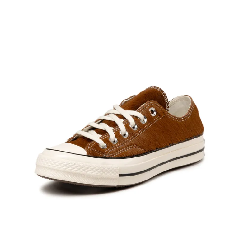 Vegane Sneaker*Converse Chuck Taylor All Star '70 OX *Ponyhair* Brown / Brown / Egret