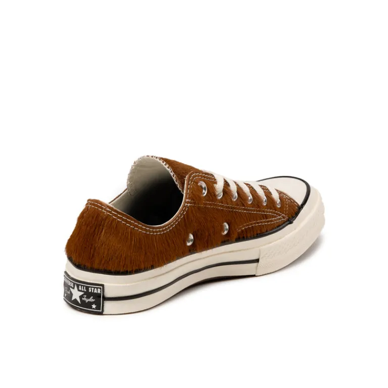 Vegane Sneaker*Converse Chuck Taylor All Star '70 OX *Ponyhair* Brown / Brown / Egret