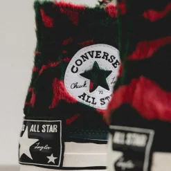 Leder Sneaker|High-Top Sneaker*Converse Chuck Taylor All Star '70 Hi *Luxe Plush* Astrodust / Green Envy / Egret