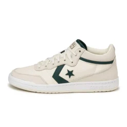Leder Sneaker|High-Top Sneaker*Converse Fastbreak Pro Mid Egret / Green Envy / White