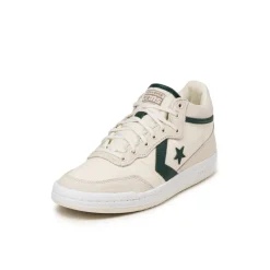Leder Sneaker|High-Top Sneaker*Converse Fastbreak Pro Mid Egret / Green Envy / White