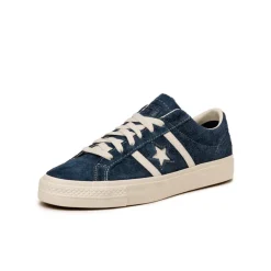 Leder Sneaker*Converse One Star Academy Pro OX *Suede* Navy / Egret / Egret