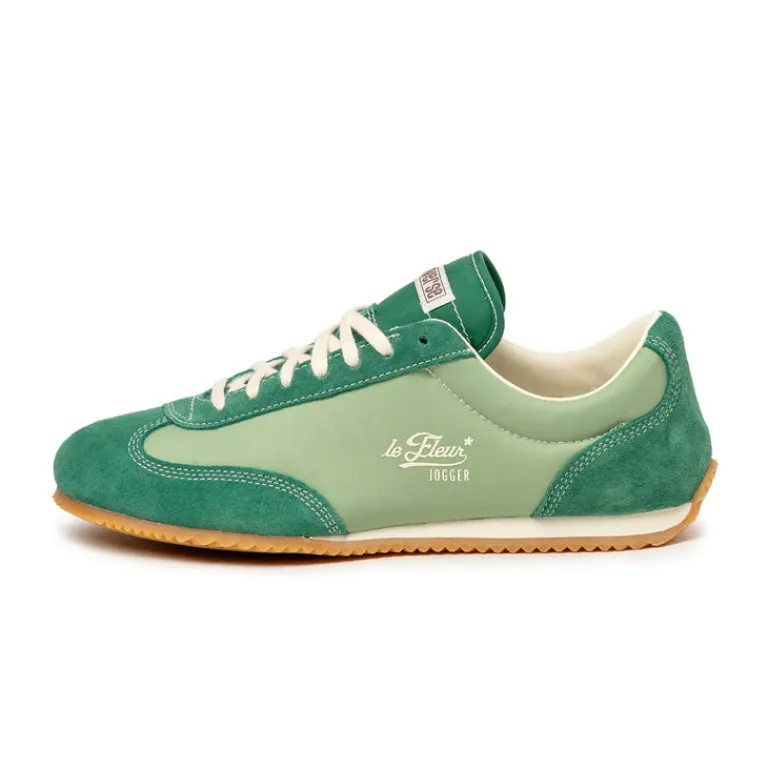 Leder Sneaker|Retro Runner*Converse x Golf le Fleur 1908 Jogger OX Forest Shade / Gree