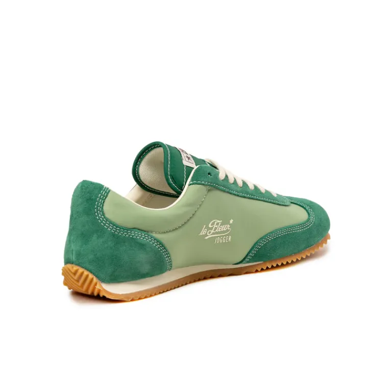 Leder Sneaker|Retro Runner*Converse x Golf le Fleur 1908 Jogger OX Forest Shade / Gree