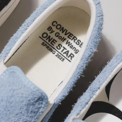Leder Sneaker*Converse x Golf le Fleur One Star Slip Pro Forget Me Not / Egret