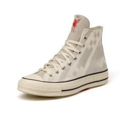 Vegane Sneaker|High-Top Sneaker*Converse x Liverpool FC Chuck Taylor All Star '70 Hi Egret / Silver Green / Moon Beam