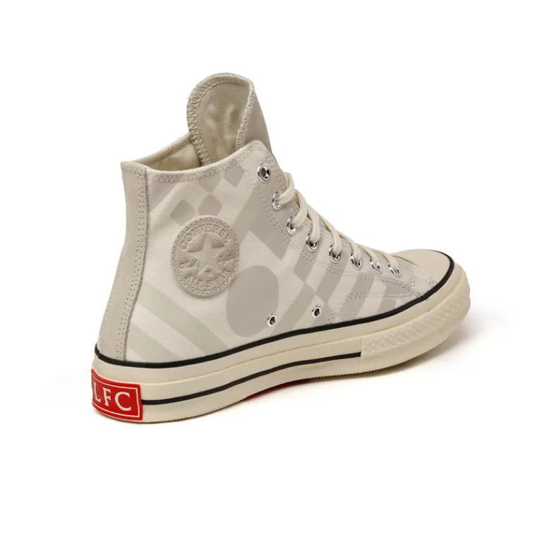 Vegane Sneaker|High-Top Sneaker*Converse x Liverpool FC Chuck Taylor All Star '70 Hi Egret / Silver Green / Moon Beam