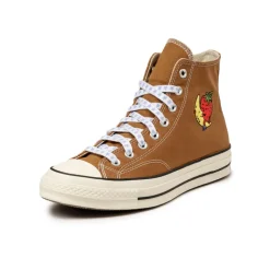 Vegane Sneaker|High-Top Sneaker*Converse x Sky High Farm Workwear Chuck Taylor All Star '70 Hi Brown / Egret