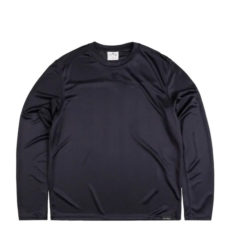 T-Shirts*Courreges Football Jersey Longsleeve Navy