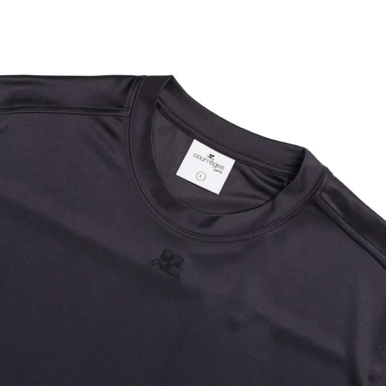 T-Shirts*Courreges Football Jersey Longsleeve Navy